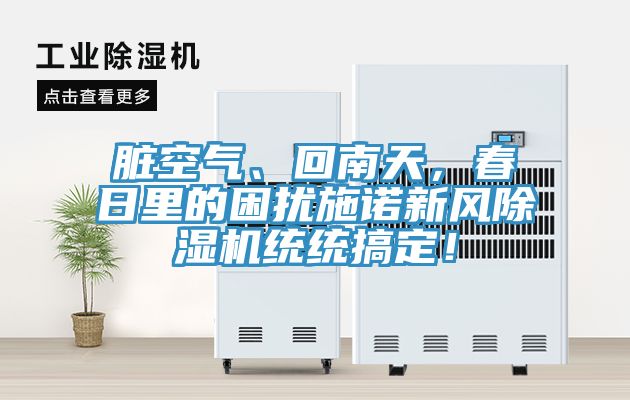 脏空气、回南天，春日里的困扰施诺新风91免费网站在线观看统统搞定！