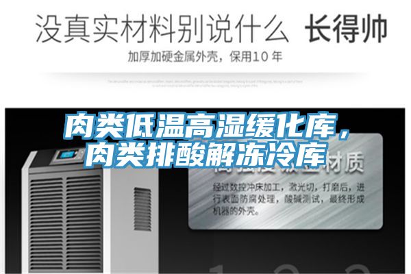 肉类低温高湿缓化库，肉类排酸解冻冷库