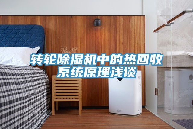 转轮91免费网站在线观看中的热回收系统原理浅谈