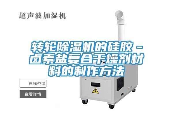 转轮91免费网站在线观看的硅胶－卤素盐复合干燥剂材料的制作方法