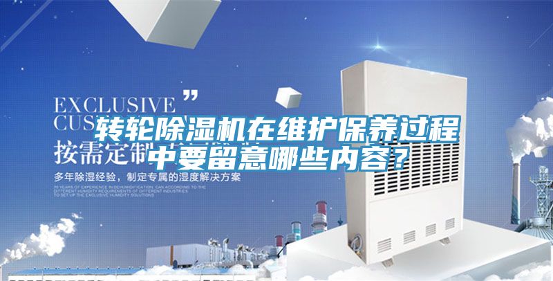 转轮91免费网站在线观看在维护保养过程中要留意哪些内容？